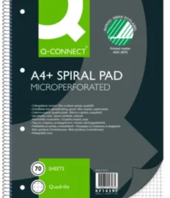Notesblok - A4 - Ternet - Spiral - 70 Sider