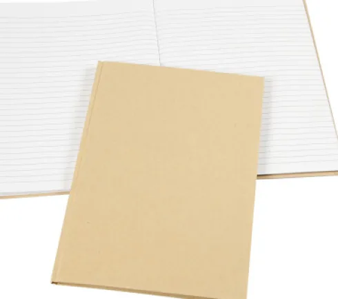 Notesbog - A4 - 60 G - Brun - 1 Stk