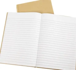 Notesbog - Linieret - A5 - 60 G - Brun - 1 Stk