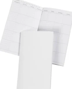 Notesbog Med Kalender - Str. 9,5X16,6 CM - Hvid