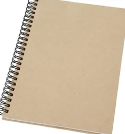 Notesbog Med Spiral - A5 - 60 G - Brun - 1 Stk