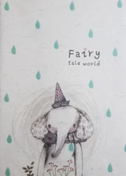 Notesbog 19 X 25,5 CM - Linjeret Fairytale Eleph