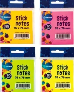 Notes Selvhæftende - 76 X 76 MM - Neonf - Centrum