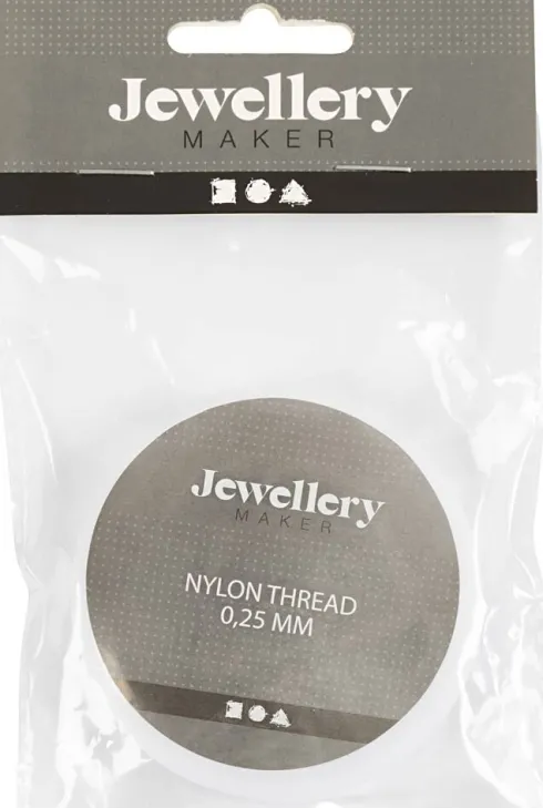 Nylontråd - Tykkelse 0,25 MM - Trækstyrke 7,5 KG - 100 M