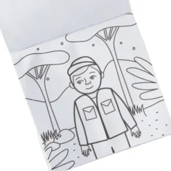 Ooly - Farvekridt Og Malebog - Safari - Carry Along
