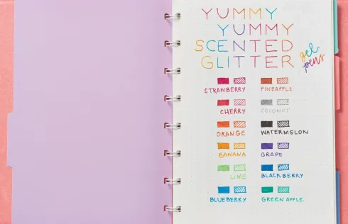 Ooly - Gelpen Med Duft 12 Stk - Yummy Yummy Glitter
