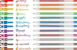 Ooly - Gelpen Med Duft 12 Stk - Yummy Yummy Glitter