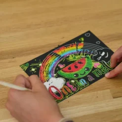 Ooly - Ridsekort - Cutie Cats - Mini Scratch Og Scribble