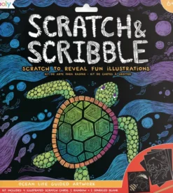 Ooly - Ridsekort - Ocean Life - Scratch Og Scribble
