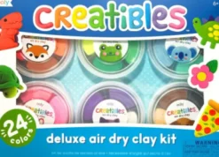 Ooly - Selvhærdende Ler - Deluxe Kit 24 Farver - Creatibles