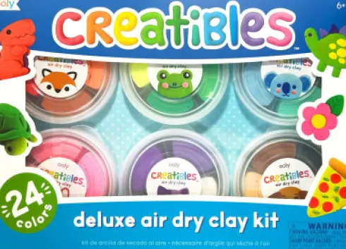 Ooly - Selvhærdende Ler - Deluxe Kit 24 Farver - Creatibles