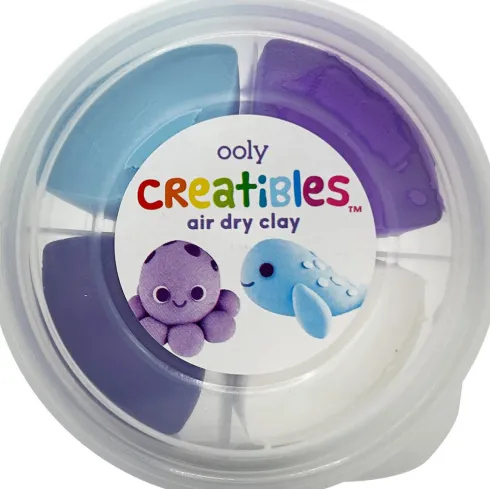 Ooly - Selvhærdende Ler - Ocean Bffs 4 Farver - Creatibles