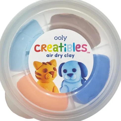 Ooly - Selvhærdende Ler - Pet Bffs 4 Farver - Creatibles