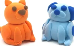 Ooly - Selvhærdende Ler - Pet Bffs 4 Farver - Creatibles