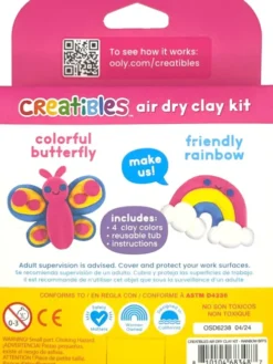 Ooly - Selvhærdende Ler - Rainbow Bffs 4 Farver - Creatibles