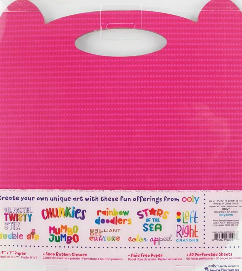 Ooly - Skitseblok - Carry Along Kat 23 X 18 CM