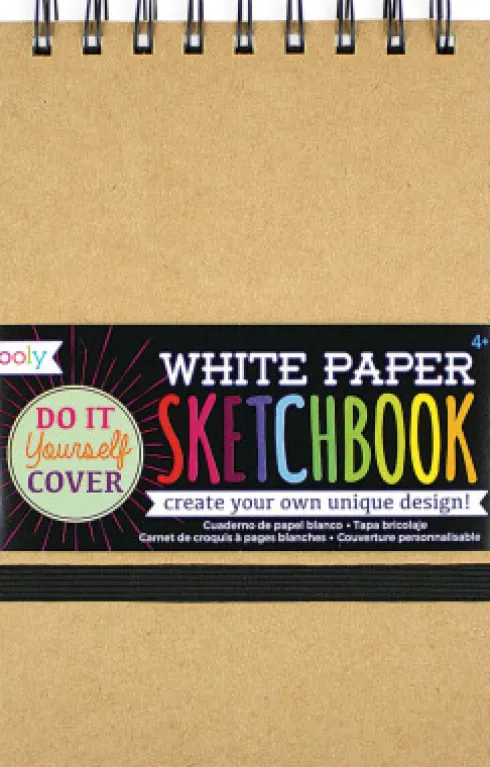 Ooly - Skitseblok - DIY - Hvid 13 X 19 CM