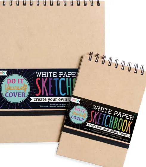 Ooly - Skitseblok - DIY - Hvid 13 X 19 CM