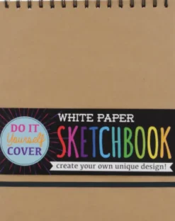Ooly - Skitseblok - DIY - Hvid 20,5 X 26,5 CM