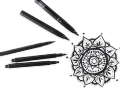 Ooly - Sort Pen 5 Stk - The Ink Works