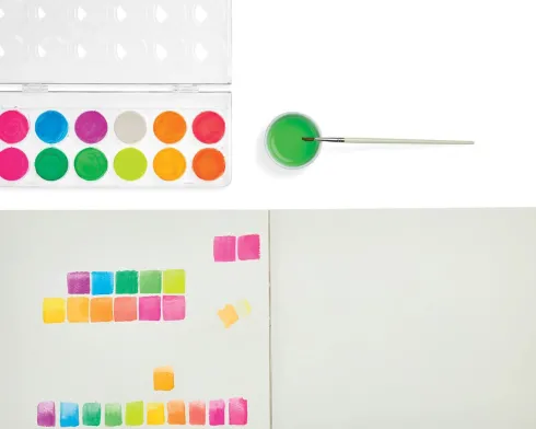 Ooly - Vandfarve Palette - Chroma Blends - Neon