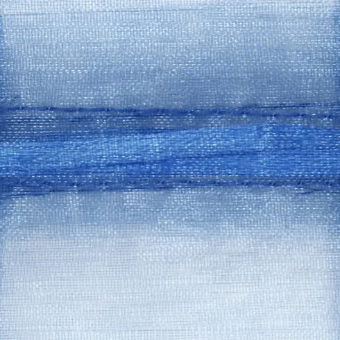 Organzapose - Str. 7X10 CM - Blå - 10 Stk
