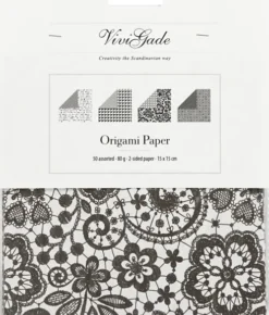 Origami Papir - Str. 15X15 CM - 80 G - 50 Forskellige Ark