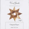 Origami Papir - Str. 10X10 CM - 128 G - Guld - 20 Ark