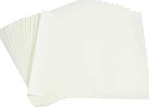 Origami Papir - Str. 30X30 CM - 80 G - Hvid - 12 Ark