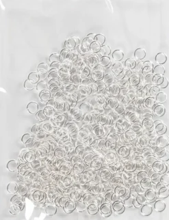 O-Ring - Str. 5,4 MM - Tykkelse 0,7 MM - Forsølvet - 500 Stk