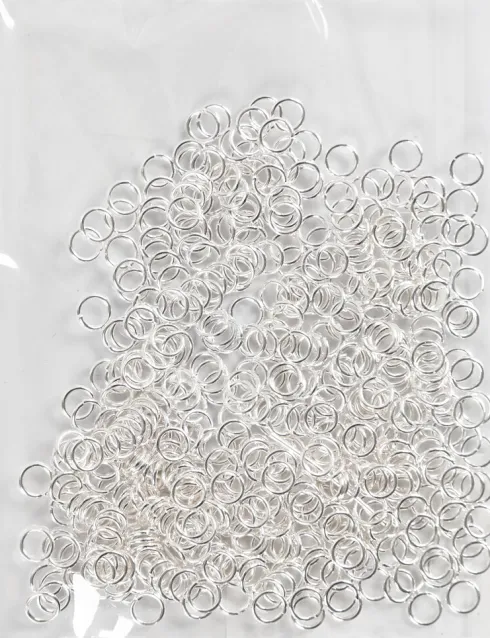 O-Ring - Str. 5,4 MM - Tykkelse 0,7 MM - Forsølvet - 500 Stk