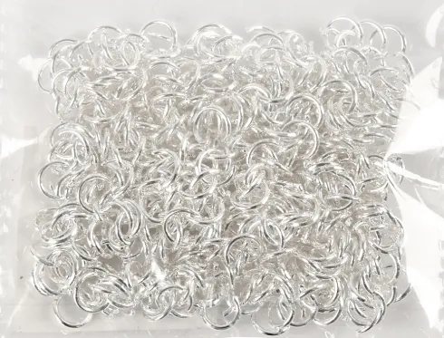 O-Ring - Str. 7 MM - Tykkelse 1 MM - Forsølvet - 400 Stk