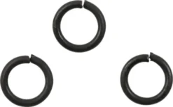 O-Ring - Str. 7 MM - Tykkelse 1 MM - Sort - 50 Stk
