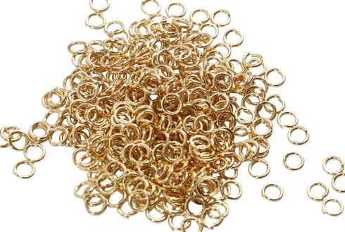 O-Ring - Tykkelse 0,7 MM - Forgyldt - 500 Stk