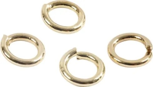 O-Ring - Tykkelse 0,7 MM - Forgyldt - 500 Stk