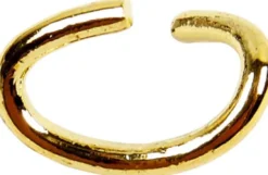 Oval-Ring - Tykkelse 0,7 MM - Forgyldt - 50 Stk