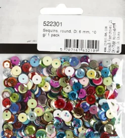 Pailletter - Runde - Ø 6 MM - 10 G