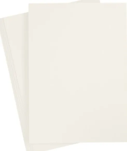 Papir - A4 - 210X297 MM - 80 G - Råhvid - 20 Stk
