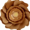 Papirblomster - Ø 15+25 CM - Natur - 2 Stk