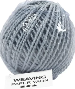 Papirgarn - Tykkelse 2,5-3 MM - Lyseblå - L 40 M - 150 G