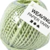 Papirgarn - Tykkelse 2,5-3 MM - Lys Grøn - L 40 M - 150 G