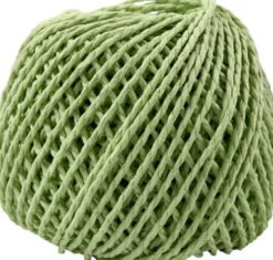 Papirgarn - Tykkelse 2,5-3 MM - Lys Grøn - L 40 M - 150 G