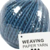 Papirgarn - Tykkelse 2,5-3 MM - Mørk Blå - L 40 M - 150 G