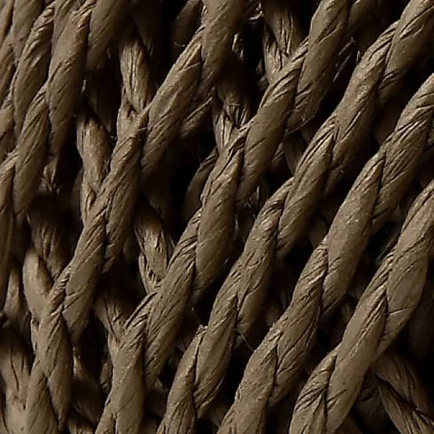Papirgarn - Tykkelse 2,5-3 MM - Mørk Brun - L 40 M - 150 G