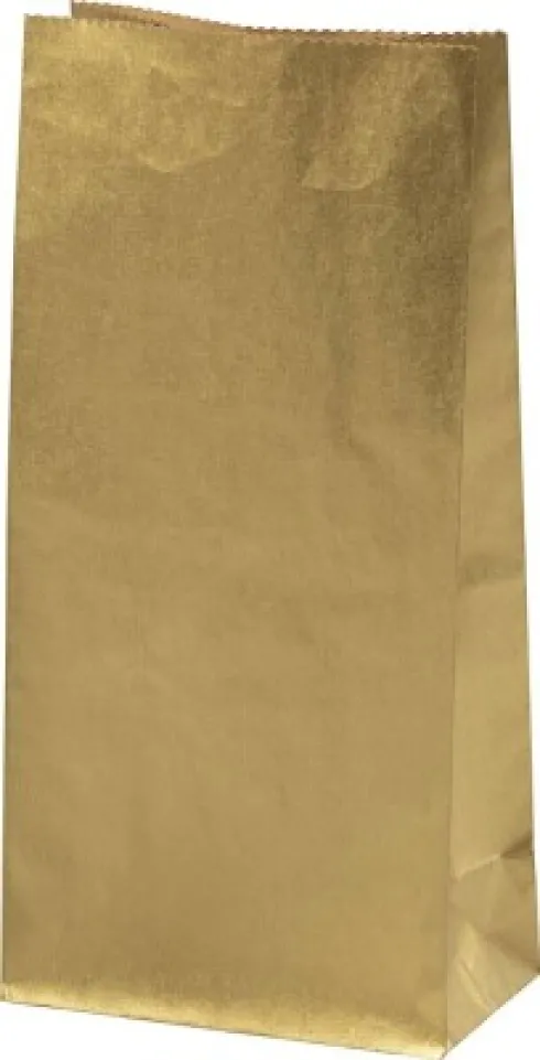 Papirposer - Guld - 22.5X6,5X11 CM - 50 G - 10 Stk