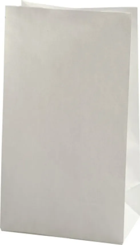 Papirposer - Hvid - 27X9X15 CM - 46 G - 100 Stk