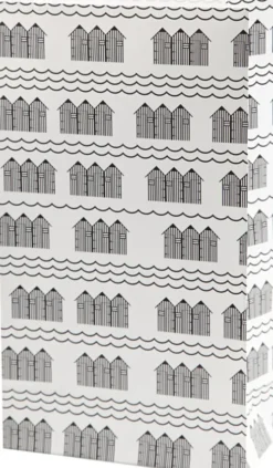 Papirposer - Sort Hvid - 21X6X12 CM - 80 G - 10 Stk