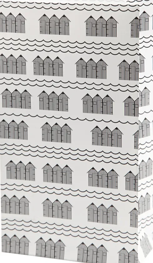 Papirposer - Sort Hvid - 21X6X12 CM - 80 G - 10 Stk