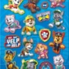 Paw Patrol - Glimmer Klistermærker - 8 Ark