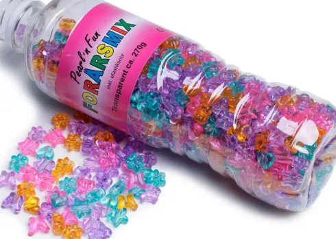 Pearl 'N Fun Perler - Forår - Transparent - 270 G